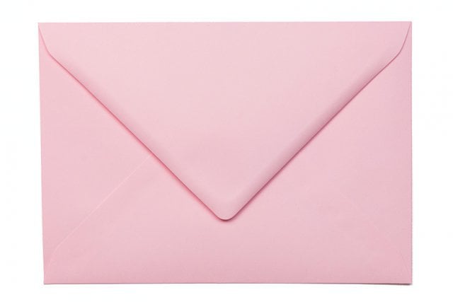 Envelopes DIN C5, cor-de-rosa