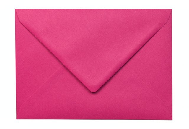 Envelopes DIN C5, cor-de-rosa