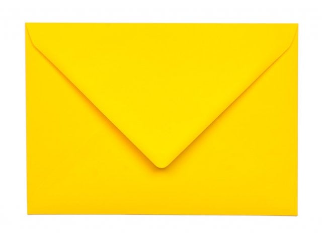 Envelopes DIN C5, amarelo-laranja