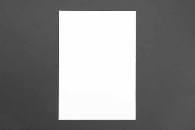 Papel de barro DIN A4, embalagem de 10, branco