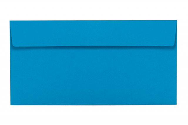 Envelopes DIN adesivos longos, azul