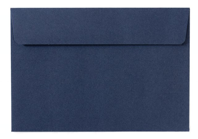 Envelopes DIN C6 adesivos, azul escuro