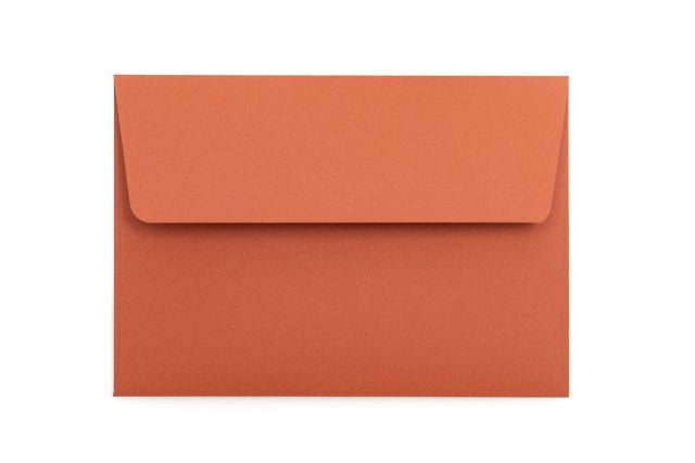 Envelopes DIN C6 adesivos, terracota