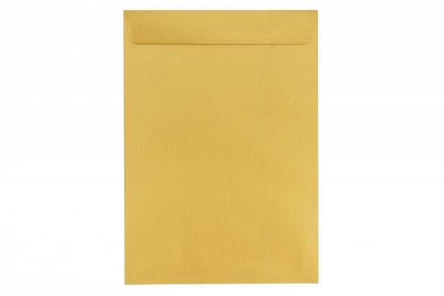 Envelopes DIN C4 adesivos, dourados