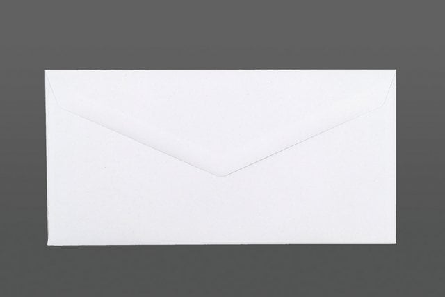 Envelopes DIN longos, brancos