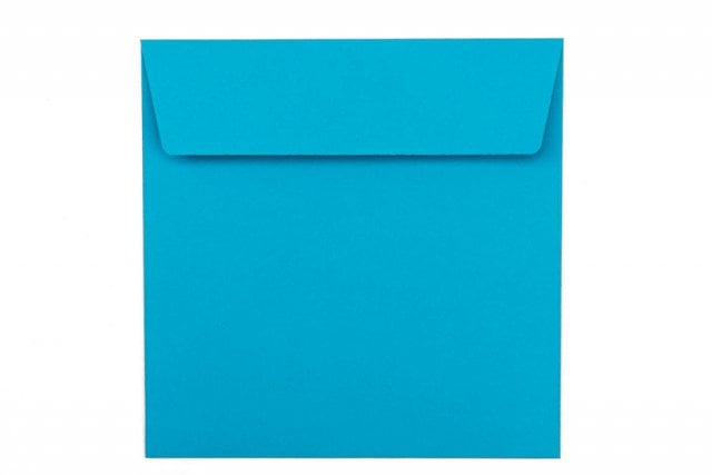 Envelopes quadrados 160x160 mm, azul