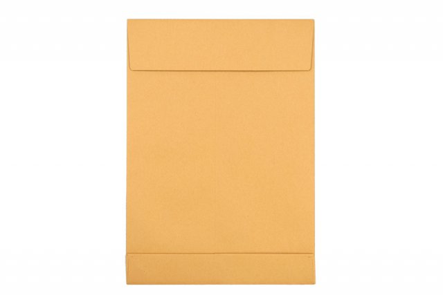 Envelopes DIN B4, castanhos com fundo em bloco