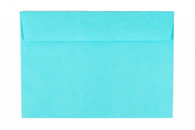 Envelopes DIN C6 adesivos, azul médio
