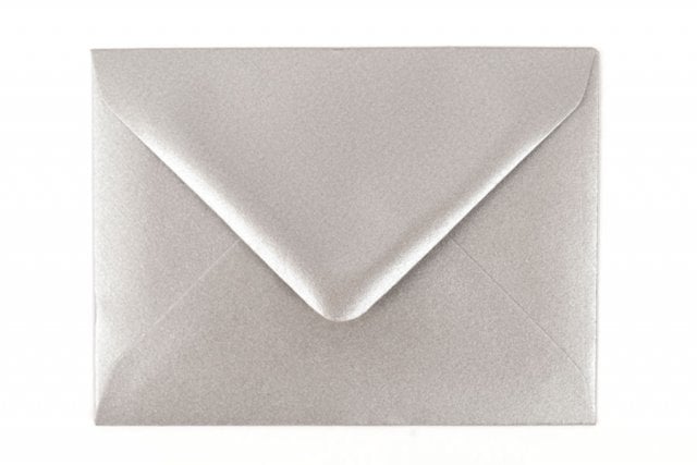 Envelopes DIN C7, prateados