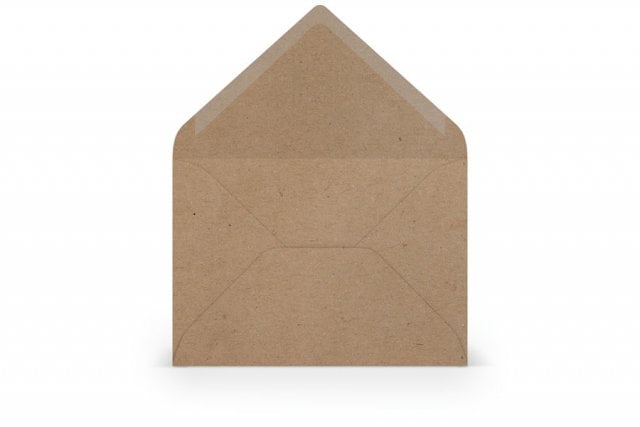 Envelopes DIN B6, papel kraft