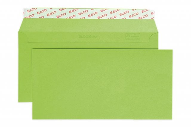 Envelopes Elco DIN longo+ adesivo, verde intensivo