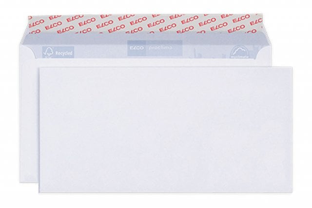 Envelopes Elco Proclima DIN longo+ adesivo, branco