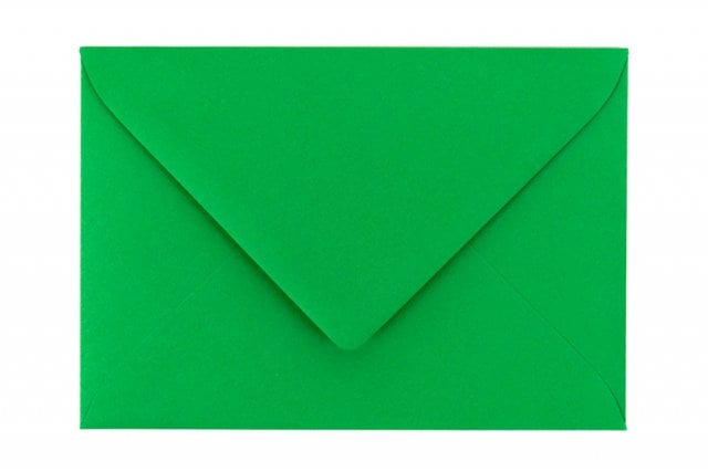 Envelopes DIN C6, verde