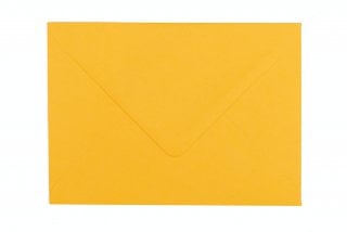 Envelopes DIN B6, amarelo escuro