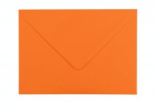 Envelopes DIN B6, cor de laranja