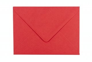 Envelopes DIN B6, vermelho