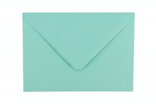 Envelopes DIN B6, azul-verde