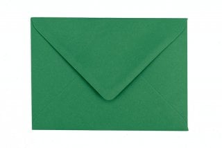 Envelopes DIN B6, verde escuro