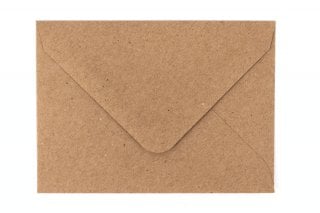 Envelopes DIN B6, papel kraft