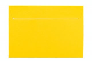 Envelopes DIN C5 adesivos, amarelos