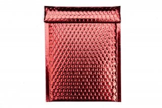 Envelopes DIN C5 almofadados, vermelho
