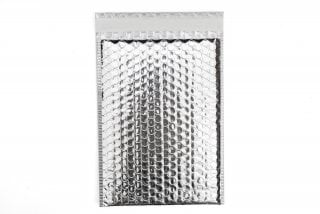 Envelopes DIN C5 almofadados, prateados