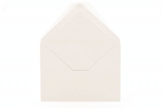 Envelopes DIN C5, creme com forro