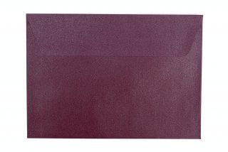 Envelopes DIN C6 adesivos, baga de madrepérola