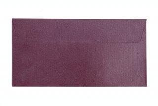 Envelopes DIN adesivos longos, baga madrepérola