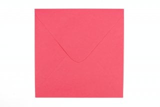 Envelopes quadrados 155x155 mm, cor-de-rosa