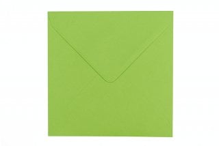 Envelopes quadrados 155x155 mm, verde