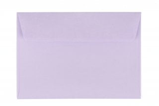 Envelopes DIN C6 adesivos, lavanda