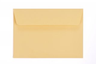 Envelopes DIN C6 adesivos, açafrão