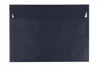 Envelopes DIN C5 adesivos, azul escuro madrepérola