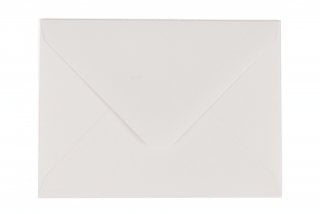 Envelopes DIN C7, branco madrepérola