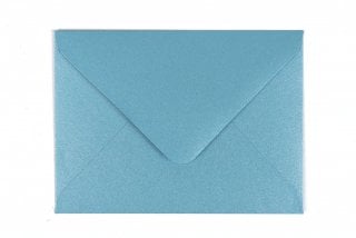Envelopes DIN C7, azul madrepérola