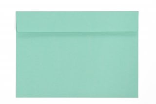 Envelopes DIN C5 adesivos, azul-verde