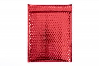 Envelopes DIN C4 almofadados, vermelho