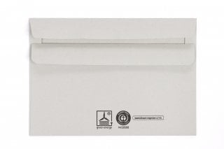 Envelopes DIN C6, cinzento reciclado