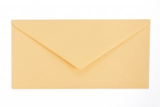 Envelopes DIN longos, açafrão