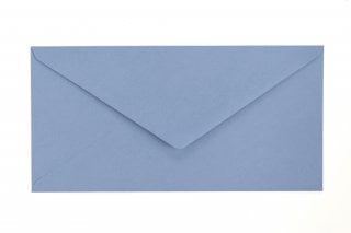 Envelopes DIN longo, azul