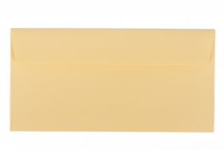 Envelopes DIN adesivos longos, açafrão