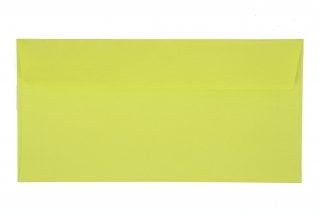 Envelopes DIN adesivos longos, verde maio