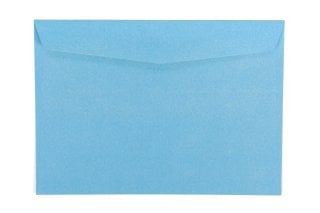 Envelopes DIN B6, azul reciclado