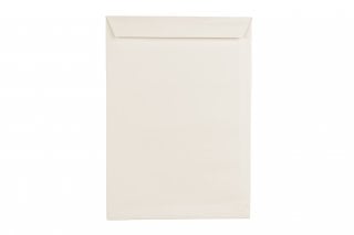 Envelopes DIN C4 adesivos sensíveis à pressão, impressão creme