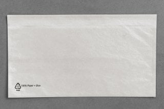 Bolso para notas de entrega DIN longo, papel