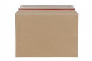 Embalagem de livros DIN C4 adesiva, cartão