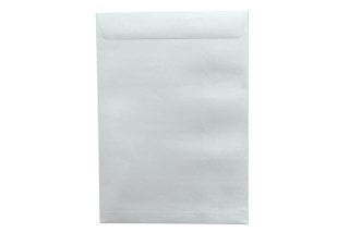 Envelopes DIN C4 adesivos, prateados