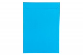 Envelopes DIN C4 adesivos, azul
