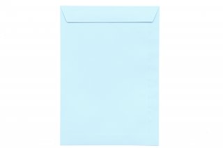 Envelopes DIN C4 adesivos, azul claro